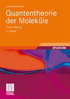 Buchcover Quantentheorie der Moleküle