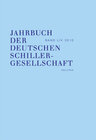 Buchcover Jahrbuch der Deutschen Schillergesellschaft