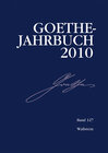 Buchcover Goethe-Jahrbuch 127, 2010