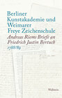 Buchcover Berliner Kunstakademie und Weimarer Freye Zeichenschule