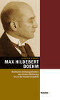 Buchcover Max Hildebert Boehm