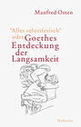 Buchcover »Alles veloziferisch« oder Goethes Entdeckung der Langsamkeit