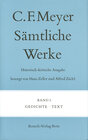 Buchcover Sämtliche Werke. Historisch-kritische Ausgabe