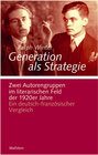 Buchcover Generation als Strategie