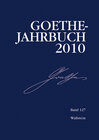 Buchcover Goethe-Jahrbuch 127, 2010