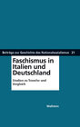 Buchcover Faschismus in Italien und Deutschland