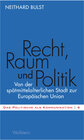Buchcover Recht, Raum und Politik