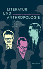 Buchcover Literatur und Anthropologie