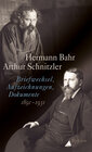 Buchcover Briefwechsel, Aufzeichnungen, Dokumente 1891-1931