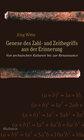 Buchcover Genese des Zahl- und Zeitbegriffs aus der Erinnerung