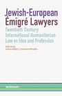 Buchcover Jewish-European Émigré Lawyers