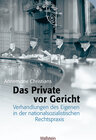 Buchcover Das Private vor Gericht