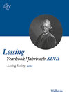 Buchcover Lessing Yearbook/Jahrbuch XLVII, 2020