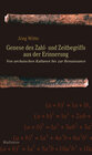 Buchcover Genese des Zahl- und Zeitbegriffs aus der Erinnerung