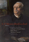 Buchcover Verlagskorrespondenz: Conrad Ferdinand Meyer, Betsy Meyer – Hermann Haessel
