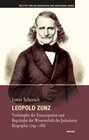 Buchcover Leopold Zunz