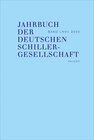 Buchcover Jahrbuch der Deutschen Schillergesellschaft