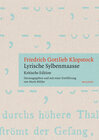 Buchcover »Lyrische Sylbenmaasse«