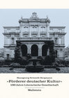 Buchcover »Förderer deutscher Kultur«