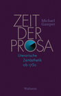 Buchcover Zeit der Prosa