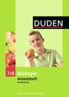Buchcover Duden Biologie - Sekundarstufe I - Brandenburg / 7./8. Schuljahr - Arbeitsheft
