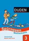 Buchcover Spürnasen Mathematik / 3. Schuljahr - Ausleihmaterial - Themenheft Raum und Form 3