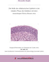 Buchcover Die Rolle des olfaktorischen Epithels in der initialen Phase der Infektion mit dem neurotropen Borna disease virus