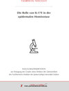 Buchcover Die Rolle von IL-17E in der epidermalen Homöostase