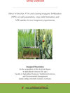 Buchcover Effect of biochar, FYM and varying inorganic fertilization (NPK) on soil parameters, crop yield formation and NPK uptake