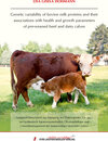 Buchcover Genetic variability of bovine milk proteins and their associations with health and growth parameters of pre weaned beef 