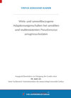 Buchcover Wirts- und umweltbezogene Adaptionseigenschaften bei sensiblen und multiresistenten Pseudomonas aeruginosa-Isolaten
