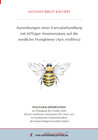 Buchcover Auswirkungen einer Varroabehandlung mit 60%iger Ameisensäure auf die westliche Honigbiene (Apis mellifera)