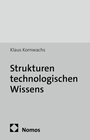 Buchcover Strukturen technologischen Wissens