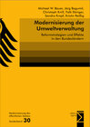 Buchcover Modernisierung der Umweltverwaltung