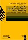 Buchcover Die Europäische Dienstleistungsrichtlinie in der Umsetzung
