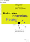 Buchcover Hochschulen, Innovation, Region