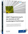 Buchcover ABAP-Programmierung für den Vertrieb mit SAP – Kundeneigene Erweiterungen