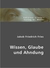 Buchcover Jakob Friedrich Fries