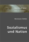 Buchcover Sozialismus und Nation