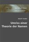 Buchcover Umriss einer Theorie der Namen