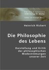 Buchcover Die Philosophie des Lebens