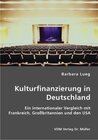 Buchcover Kulturfinanzierung in Deutschland