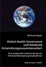 Buchcover Global Health Governance und bilaterale Entwicklungszusammenarbeit