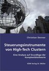 Buchcover Steuerungsinstrumente von High-Tech Clustern
