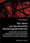 Buchcover Der Streit um die deutsche Nachkriegsdemokratie