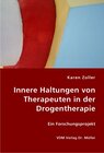 Buchcover Innere Haltungen von Therapeuten in der Drogentherapie