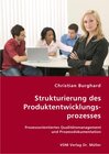 Buchcover Strukturierung des Produktentwicklungsprozesses