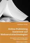 Buchcover Online-Publishing basierend auf Webservicetechnologien