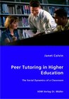 Buchcover Peer Tutoring in Higher Education