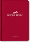 Buchcover Keel's Simple Diary Volume Two (dark red)